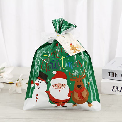 🎄20PCS Drawstring Christmas Gift Bags 🎅Christmas Early Bird Offer: 50% OFF!